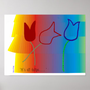 det är alla tulpan (affischen) poster