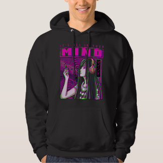 Det är allt i ditt sinne Edgy japanska Anime Manga Hoodie