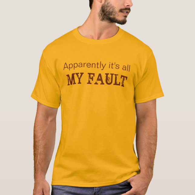 Det är allt mitt kritiserar tshirten tröja (Framsida)