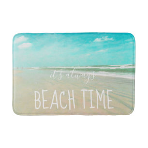 Det är alltid Beach Time Turcos Ocean Shore Badrumsmatta