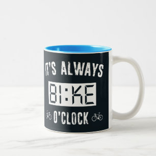 Det är alltid Bike O'Clock Två-Tonad Mugg