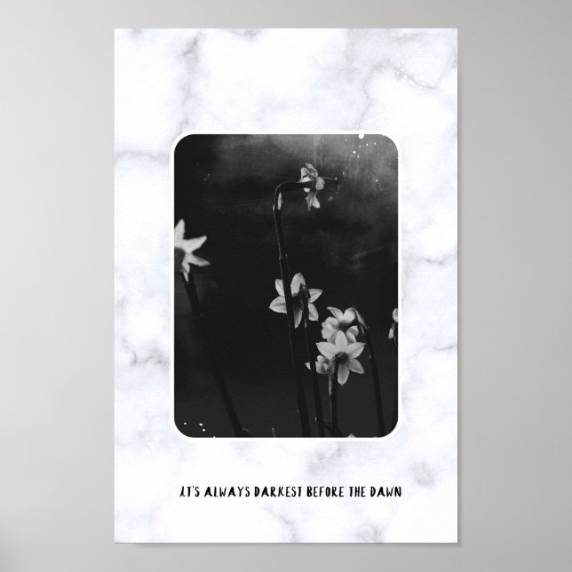 Det är alltid det bästa före gryningen poster (Framsidan)