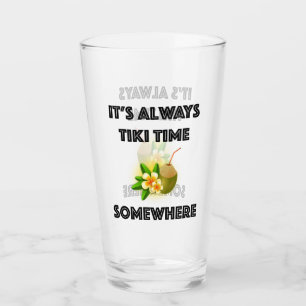 Det är alltid det Tiki Time någonstans Tiki Glaskopp