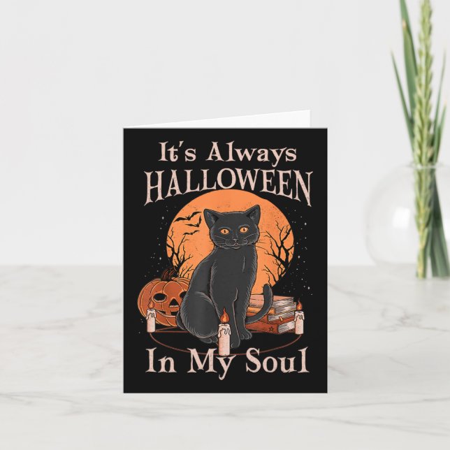 Det är alltid Halloween i min sjungepumpkin Roligt Kort (Framsida)