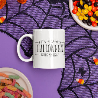 Det är alltid halloween i mitt kaffehuvud mugg