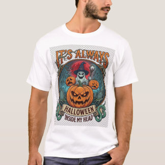 Det är alltid Halloween inuti huvud Pumpa Spöke Or T Shirt