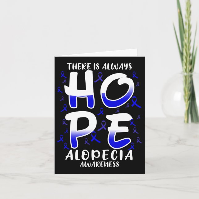 Det är alltid hopp. Medvetenhet om Alopeci Kort (Framsida)