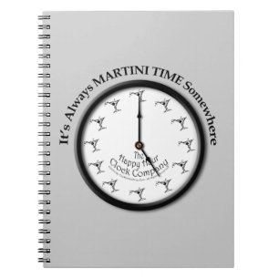 DET ÄR ALLTID MARTINI-TID NÅGONSTANS RESVÄSKETIKET ANTECKNINGSBOK