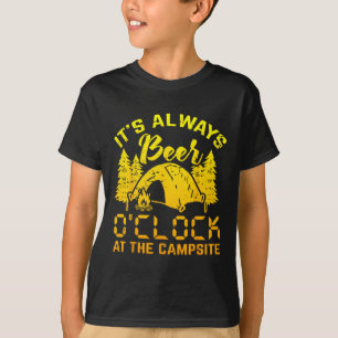 Det Är Alltid Öl O Klocka Tröja Rolig Campingprese