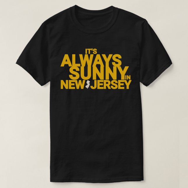 DET ÄR ALLTID SOLIGT I NEW JERSEY T SHIRT (Design framsida)