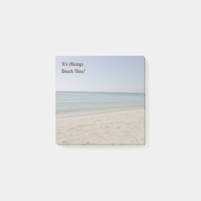 Det är alltid stranden Time! Ver.2 Post-it Block (Framsida)