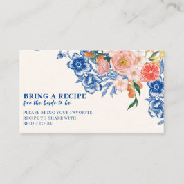 Det är Amore blomster Bröllopsdusch Dela ett recep Tilläggskort