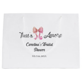 det är amore bröllopsdusch rosa retro bow boho nam