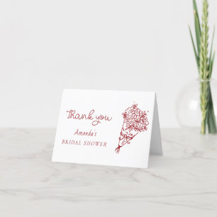 Det är Amore Bröllopsdusch Tack Kort