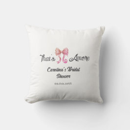 det är amore bröllopsfest rosa retro slinga boho n kudde