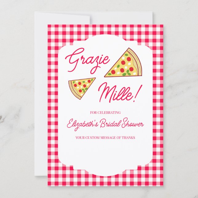 Det är Amore Bröllopsfest Tack Kort (Framsida)