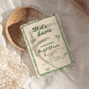Det är Amore Italiana Hand plockade Möhippa Inbjudningar