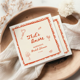 Det är Amore Italiana Hand plockade Möhippa Pappersservett