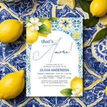 Det är Amore Italiana Lemon Blue Tile Möhippa