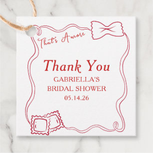 Det är Amore Italias Möhippa Tack Gåvor Etiketter