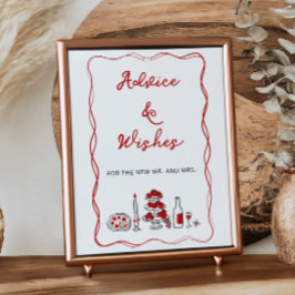 Det är Amore Italias Red Advice och Önskemål Poster