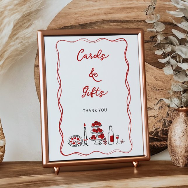 Det är Amore Italias Red Möhippa Cards-gåvor Poster (Skapare uppladdad)