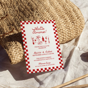 Det är Amore Italias Rehearsal Dinner Inbjudningar