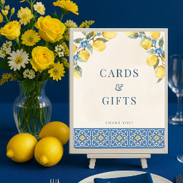 Det är Amore Lemon Cards & Gifts Sign Poster