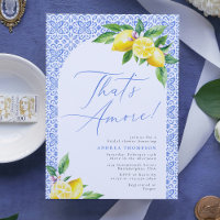 Det är Amore Lemon Italiana Blue Tile Möhippa