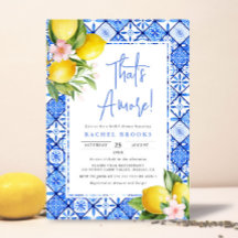 Det är Amore Lemon Italiana Blue Tile Möhippa