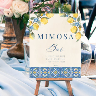Det är Amore Lemon Shower Mimosa Pub Poster