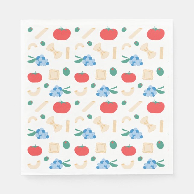 Det är Amore Pastafest Bröllopsdusch  Pappersservett (Framsidan)