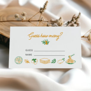 Det är Amore Rustic Italiana.. Tilläggskort