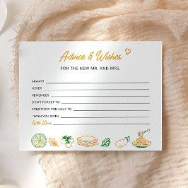 Det är Amore Rustic Italy Advice and Önskemål card