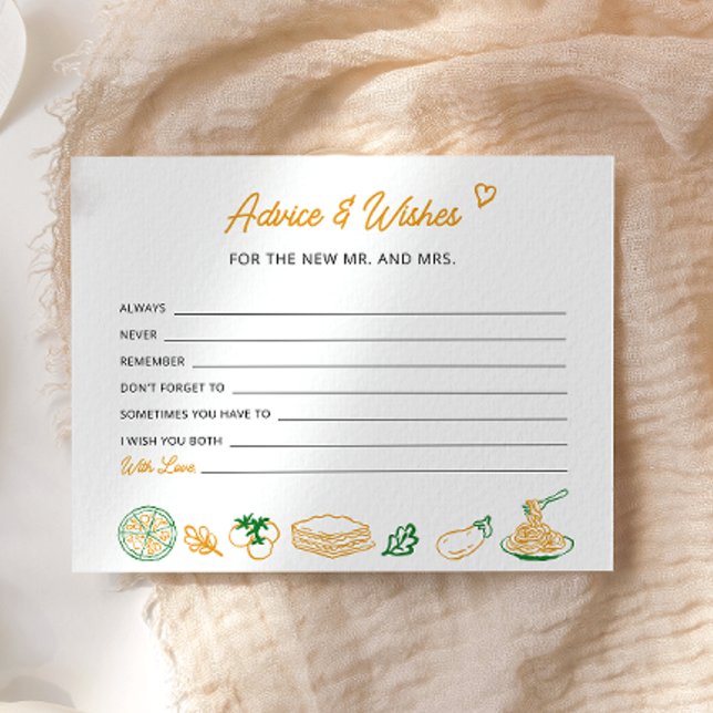 Det är Amore Rustic Italy Advice and Önskemål card (Skapare uppladdad)