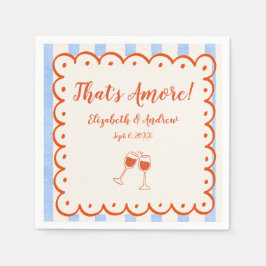 Det är Amore Trendig whimsical hand plockade Pappersservett