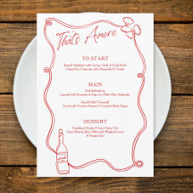 Det är Amore Whimsical Hand plockade Chic Italiens