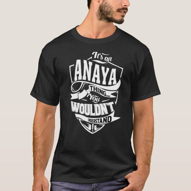 Det är An Anaya Sak T Shirt (Framsida)