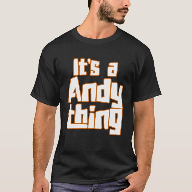 Det är Andy Sak T Shirt (Framsida)