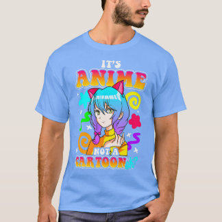 Det är Anime inte en Tecknad Kids Girls Kawaii Jap T Shirt