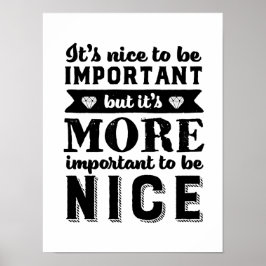 Det är ännu viktigare med inspiration för att vara poster