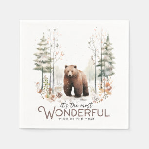 Det är årets mest underbara tid, Bear Pappersservett