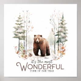Det är årets mest underbara tid, Bear Poster