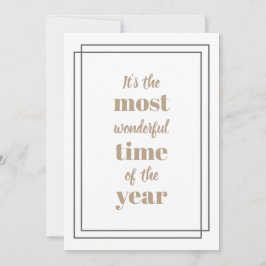 Det är årets mest underbara tid julkort