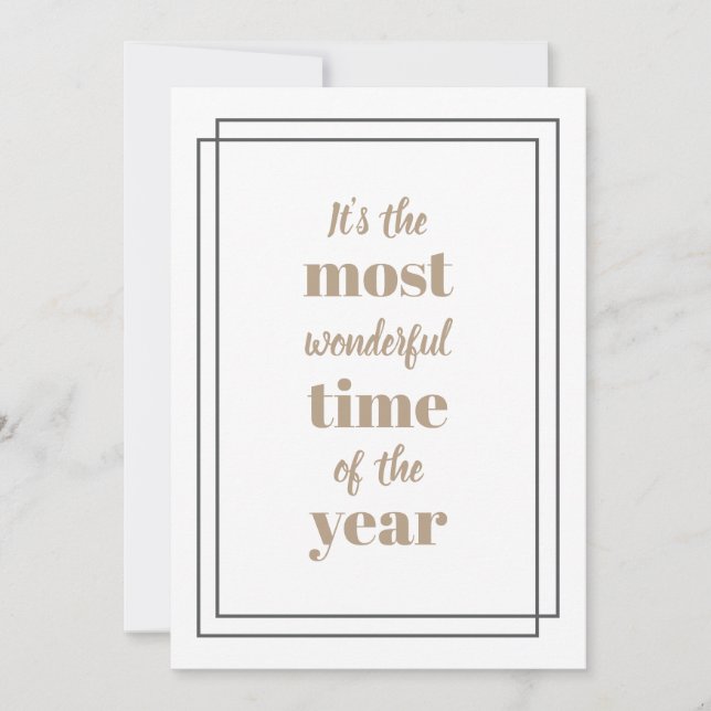 Det är årets mest underbara tid julkort (Framsida)