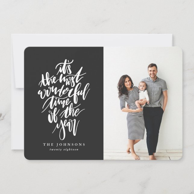 Det är årets mest underbara tid julkort (Framsida)