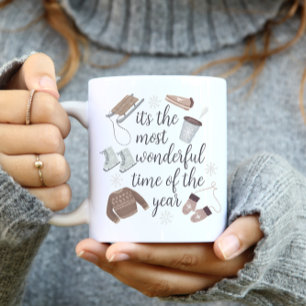Det är årets mest underbara tid kaffemugg