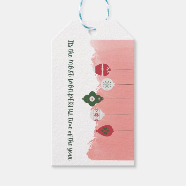 Det är årets mest underbara tid presentetikett (Framsidan)