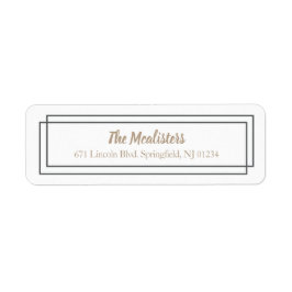 Det är årets mest underbara tid returadress etikett