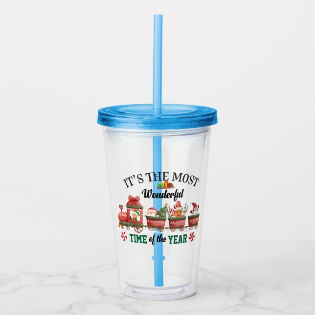 Det är årets mest underbara tid take away mugg (Framsida)